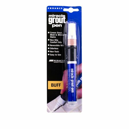 MIRACLE SEALANTS Sealant, Grout Pen Buff, .25 Oz. GRTPENBUF6